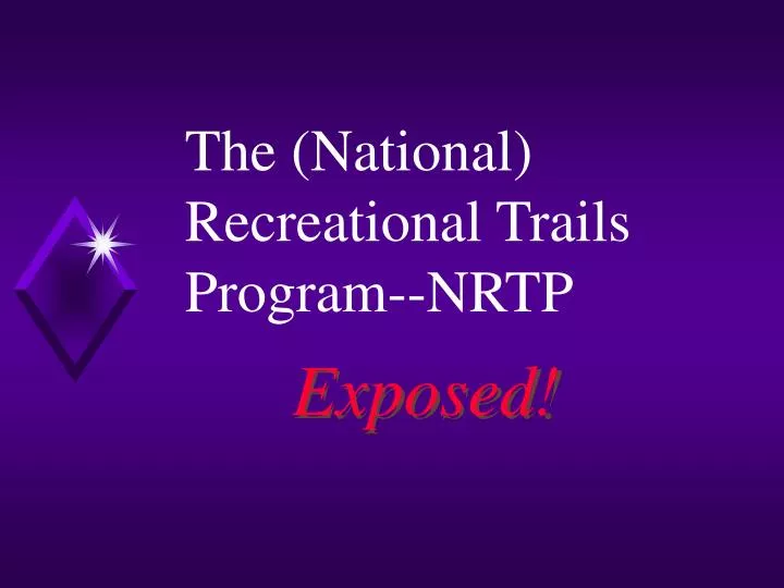 the national recreational trails program nrtp