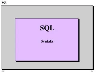 SQL