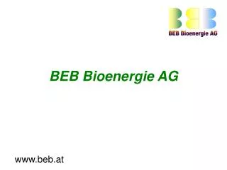 BEB Bioenergie AG