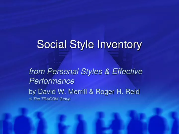 social style inventory