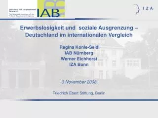 Studie „Aktivierung und soziale Ausgrenzung – Deutschland im internationalen Vergleich“