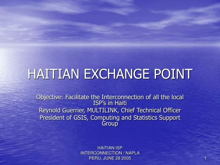 haitian exchange point
