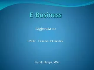 e business