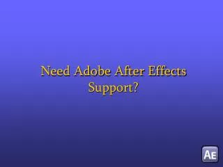 Adobe After Effects Plugin Development