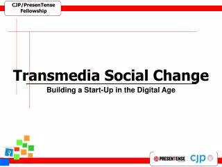 Transmedia Social Change
