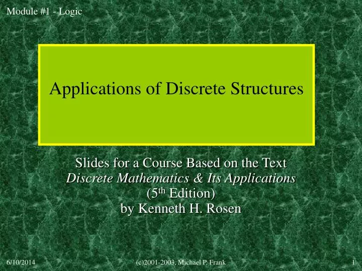 applications of discrete structures