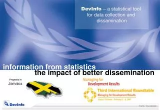 DevInfo – a statistical tool for data collection and dissemination