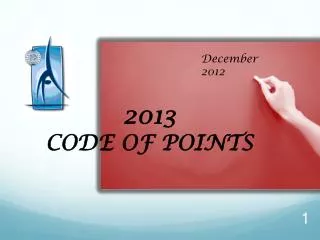 2 013 CODE OF POINTS