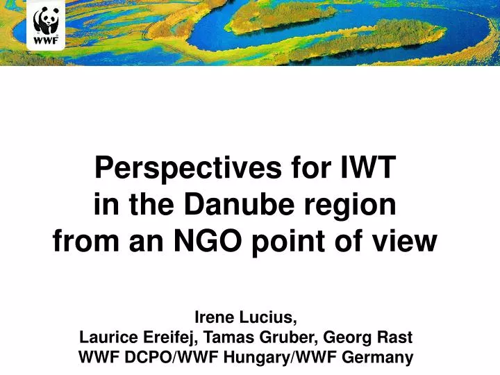 perspectives for iwt in the danube region from an ngo point of view