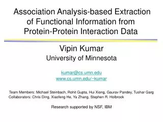 Association Analysis-based Extraction of Functional Information from Protein-Protein Interaction Data