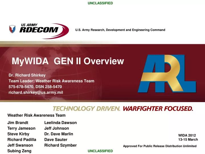 mywida gen ii overview