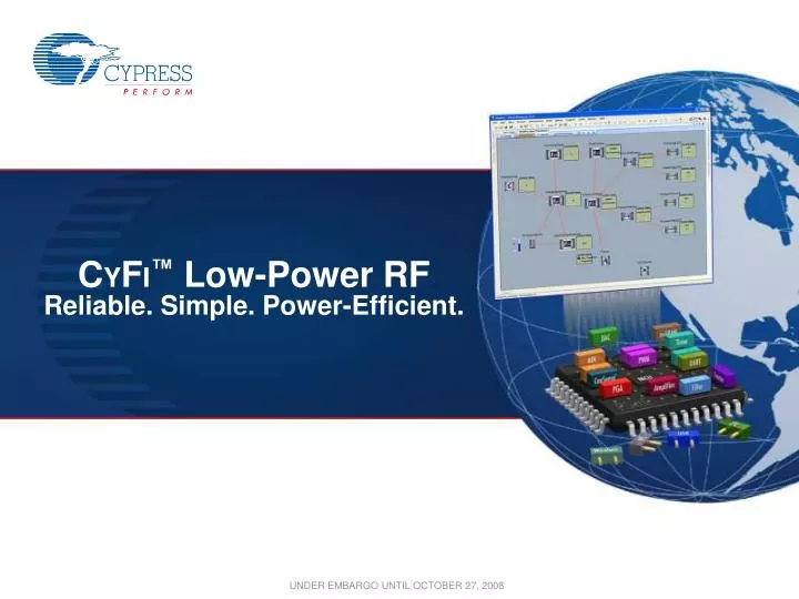 c y f i low power rf reliable simple power efficient