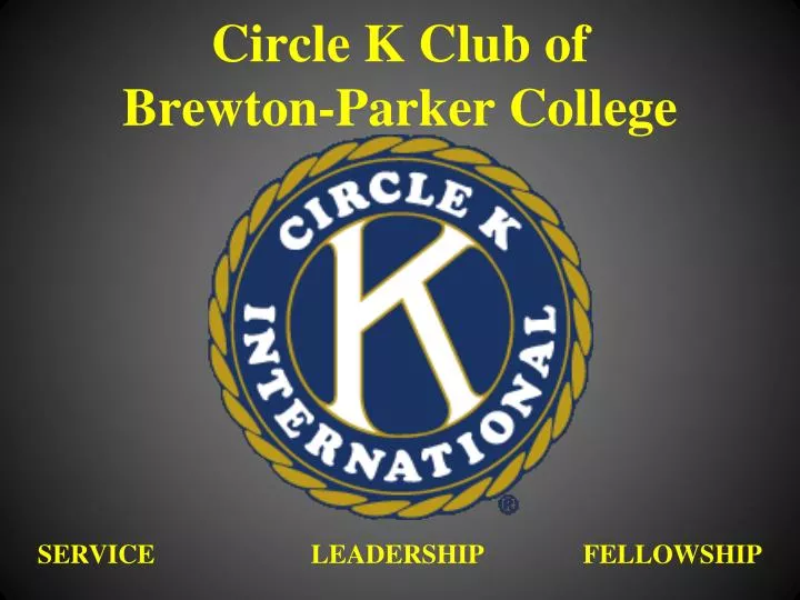 circle k club of brewton parker college