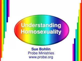 Understanding Homosexuality
