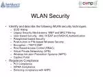 WLAN Security - slide 1