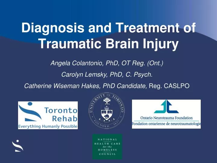 diagnosis and treatment of traumatic brain injury