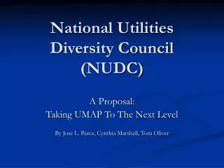 National Utilities Diversity Council (NUDC)