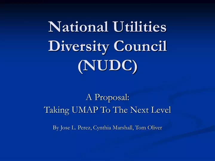 national utilities diversity council nudc