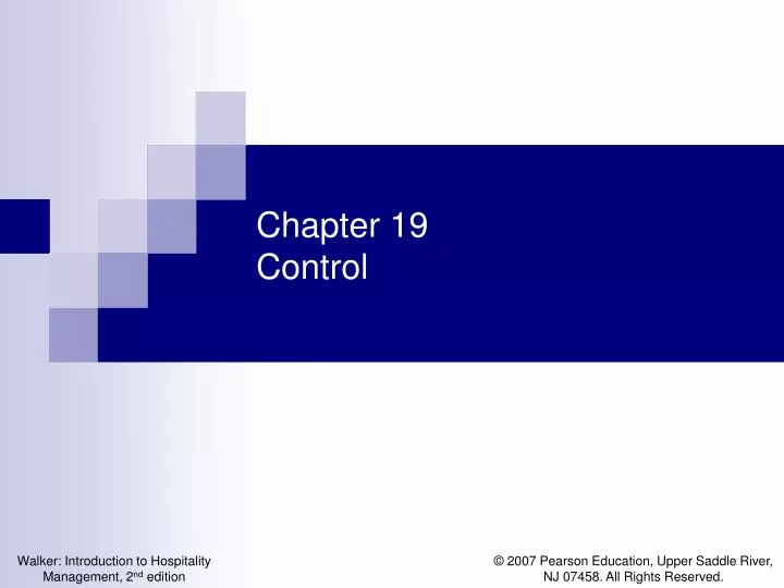 chapter 19 control
