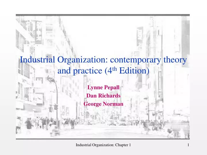 industrial organization contemporary theory and practice 4 th edition