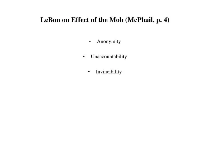 lebon on effect of the mob mcphail p 4