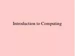 Computing Basics: Hardware, Software, and Programming Fundamentals - slide 1