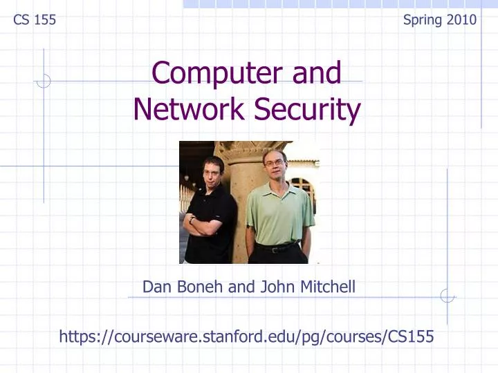 computer and network security