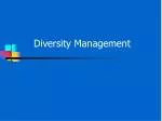 Diversity Management - slide 1