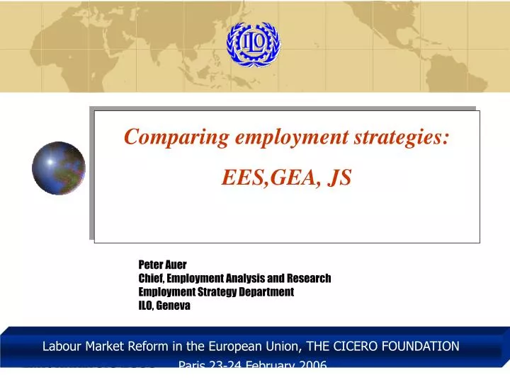 comparing employment strategies ees gea js