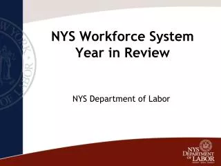 NYS Workforce System Year in Review