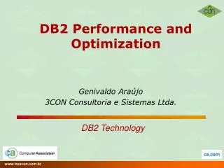 db2 performance and optimization