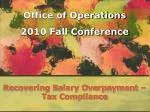 Recovering Salary Overpayment – Tax Compliance - slide 1