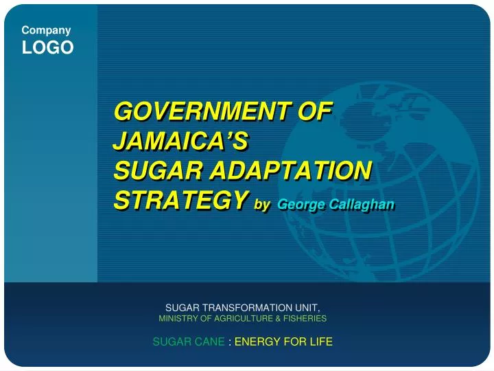 government of jamaica s sugar adaptation strategy by george callaghan