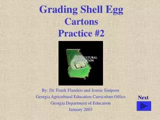 Grading Shell Egg Cartons Practice #2