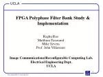 FPGA Polyphase Filter Bank Study &amp; Implementation - slide 1