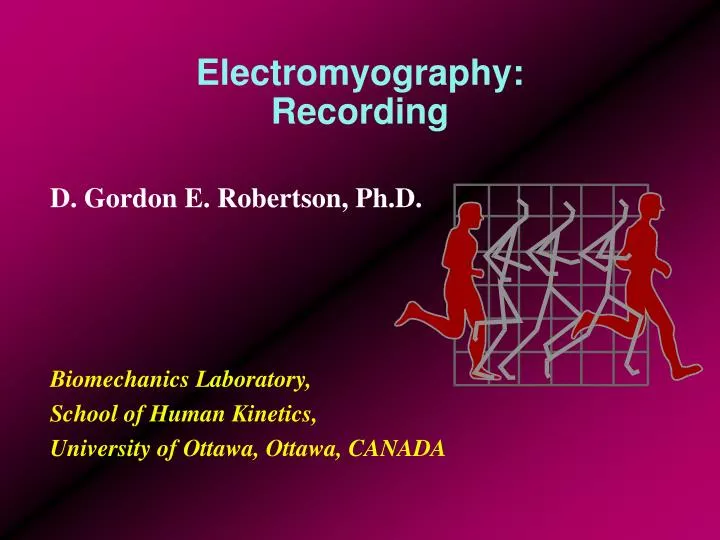 electromyography recording