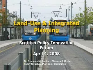 Land-Use &amp; Integrated Planning