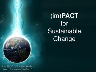 ( im ) PACT for Sustainable Change