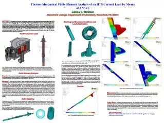 Thermo-Mechanical Finite Element Analysis of an HTS Current Lead by Means of ANSYS