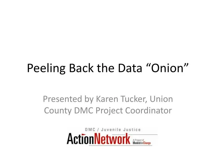 peeling back the data onion