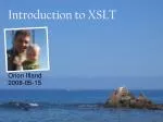 Introduction to XSLT - slide 1