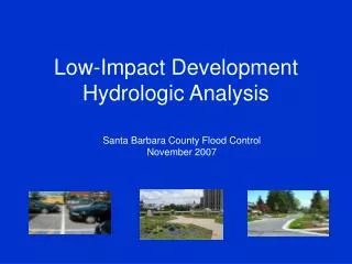 Low-Impact Development Hydrologic Analysis