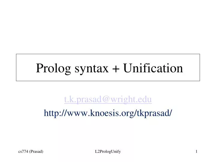 prolog syntax unification