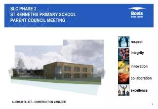 SLC PHASE 2 ST KENNETHS PRIMARY SCHOOL PARENT COUNCIL MEETING