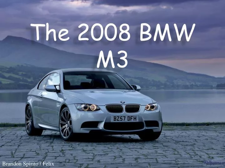 the 2008 bmw m3