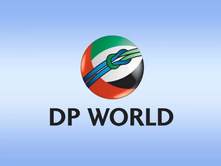 In this photo illustration a DP World logo seen displayed on a... News  Photo - Getty Images