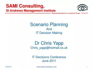 SAMI Consulting, St Andrews Management Institute