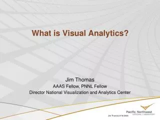 What is Visual Analytics?