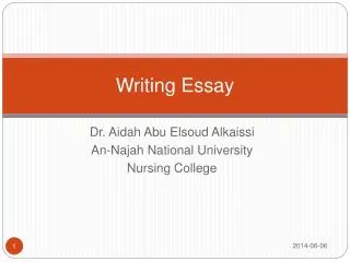 Writing Essay