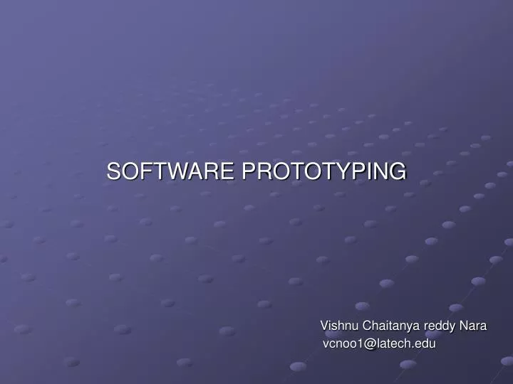 software prototyping